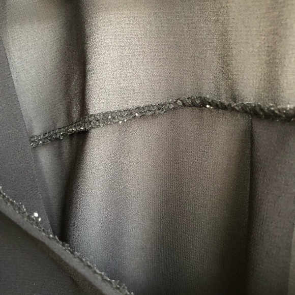 Black Sheer Long Sleeve Top - Picture 14 of 14